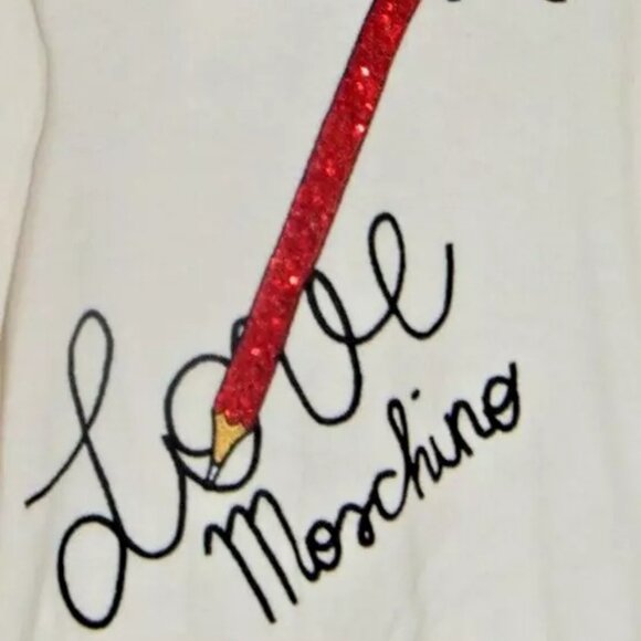 Love Moschino Sequined Embroidered Women’s Pullover Sweater Top US 8 / IT 44 NWT - Picture 6 of 11